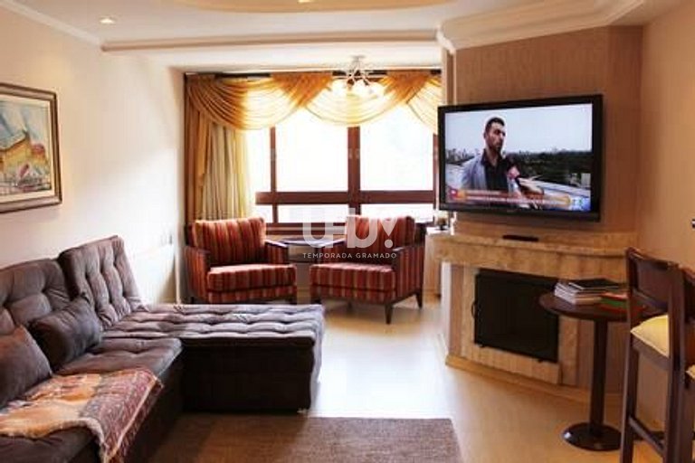 SIERRA NEVADA - COBERTURA 3 DORM. (12 PAX) JUNTO À RUA COBER