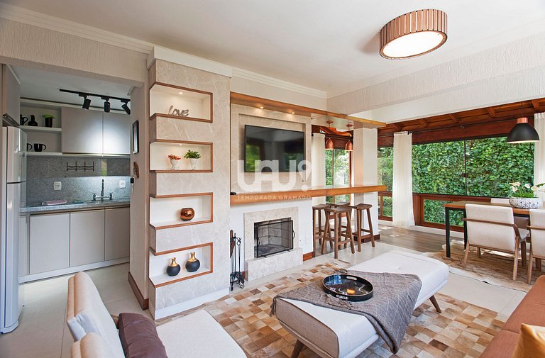 Villa 210 - 2, 9 pax, em Cond. com piscina térmica
