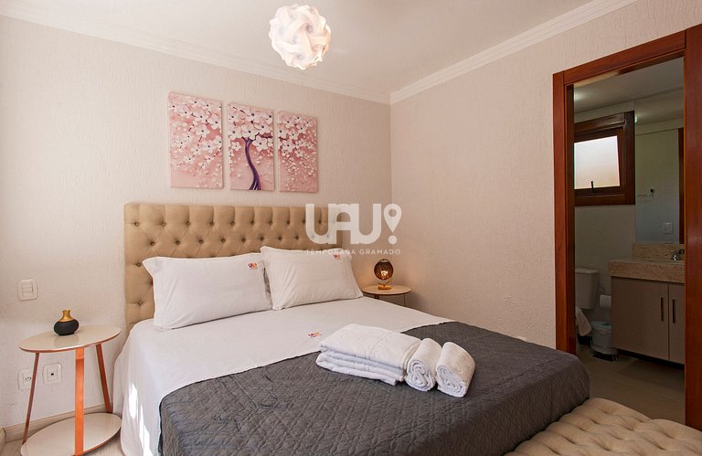 Villa 210 - 2, 9 pax, em Cond. com piscina térmica