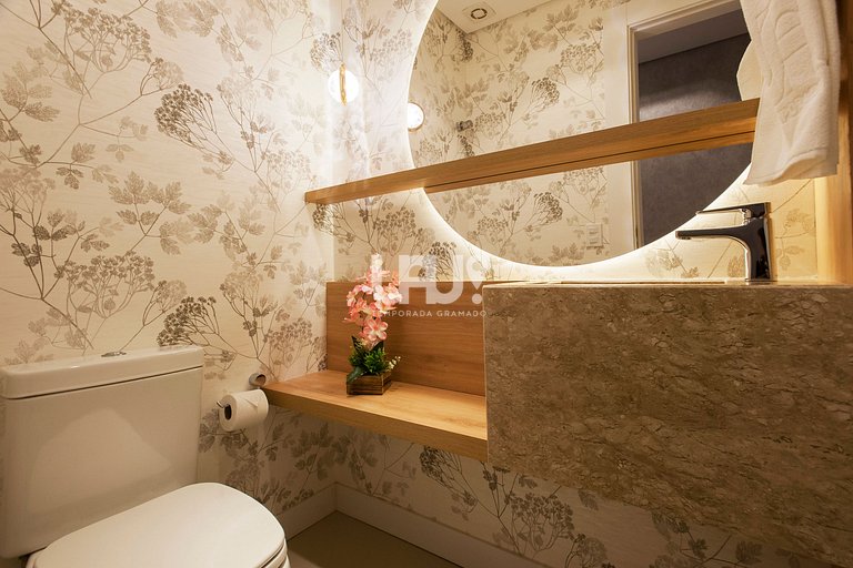 Orquídeas 208B - 2 suítes, 10 pax, na Borges!