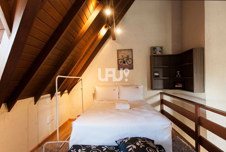 VILLA 303 COBERTURA 3D COM OFURÔ EM CONDOMÍNIO COM PISCINA!