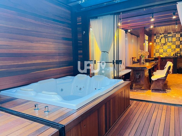 Villa Casa 7- 4d, 15pax, em Condomínio com piscina