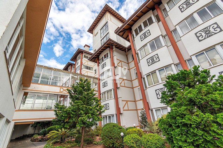 Gramado Village 608 - 4 pax Em cond. com piscina!