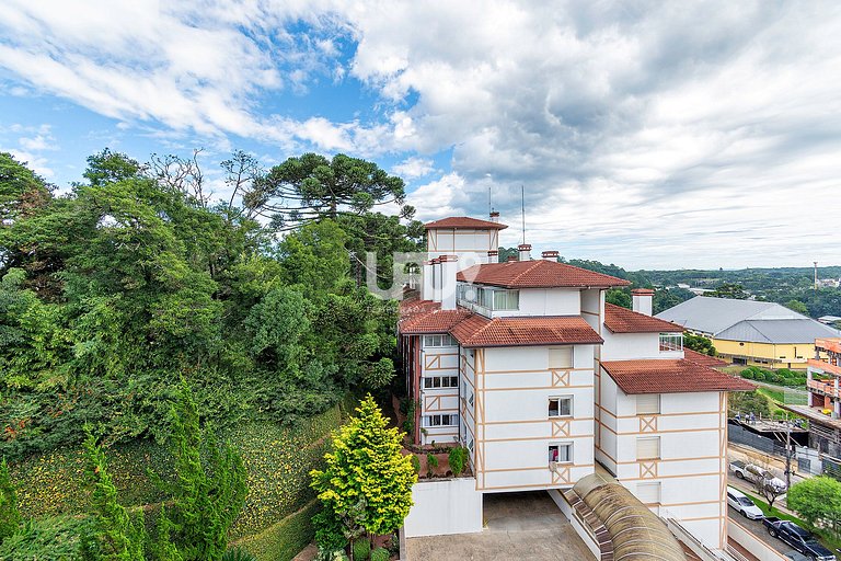 Gramado Village 608 - 4 pax Em cond. com piscina!