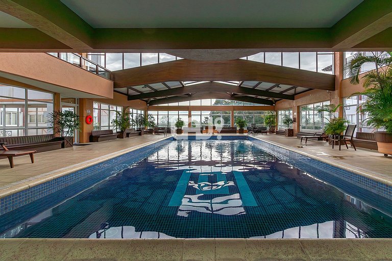 Gramado Village 608 - 4 pax Em cond. com piscina!