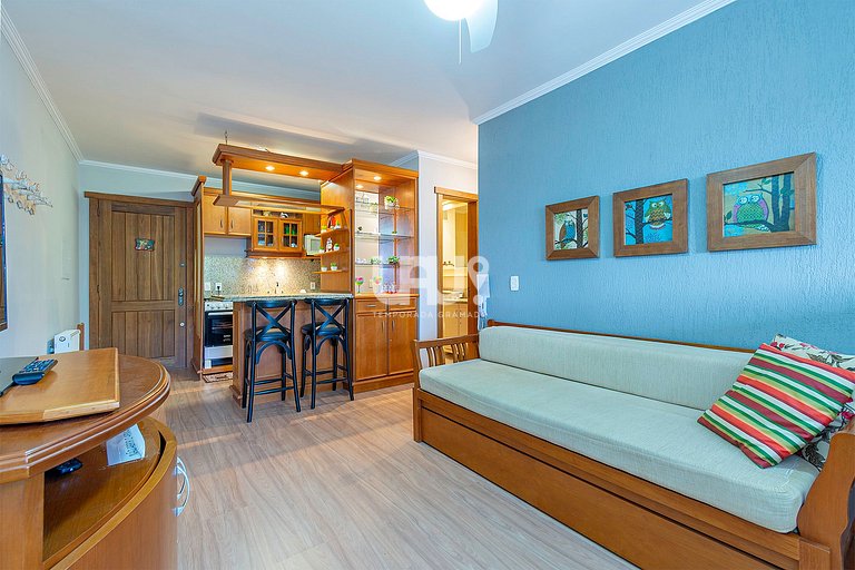 Gramado Village 608 - 4 pax Em cond. com piscina!