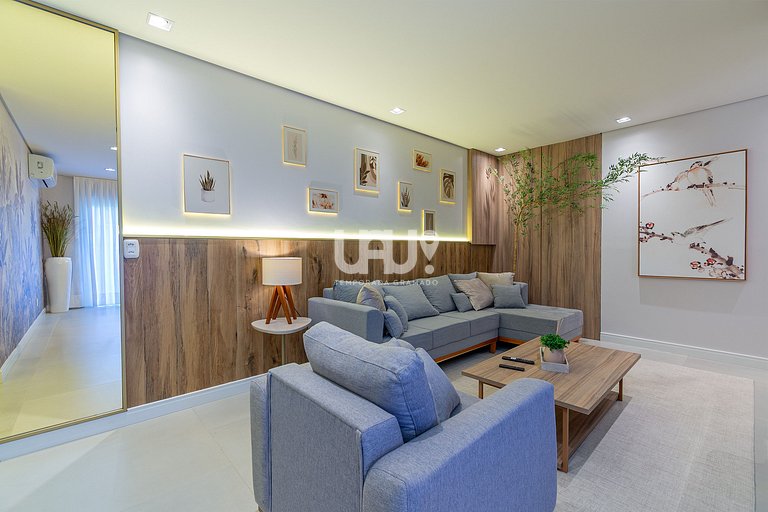 Jardim nada Secreto - 4 Dorm, 15 pax, no Centro!