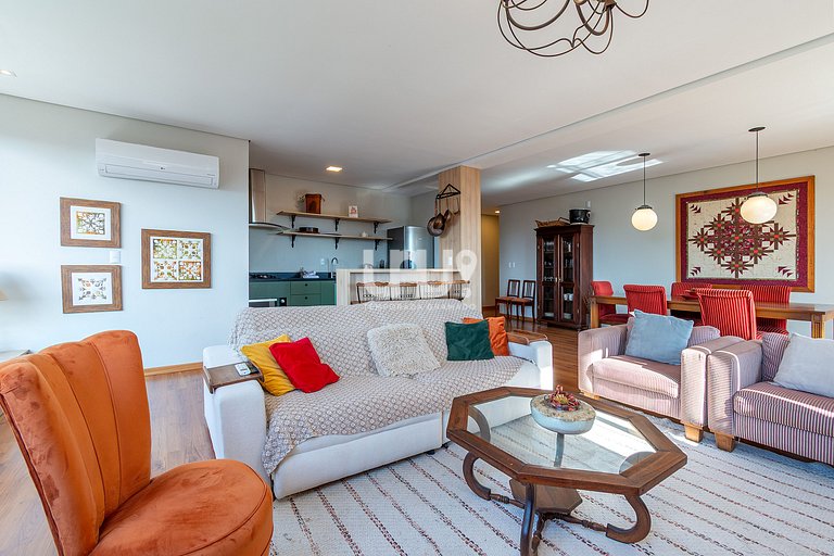 Flores da Montanha 403C - 3 suítes na Borges!