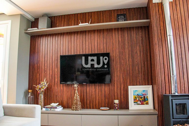 No coração de Gramado | 3 suítes+lareira+tudo a pé