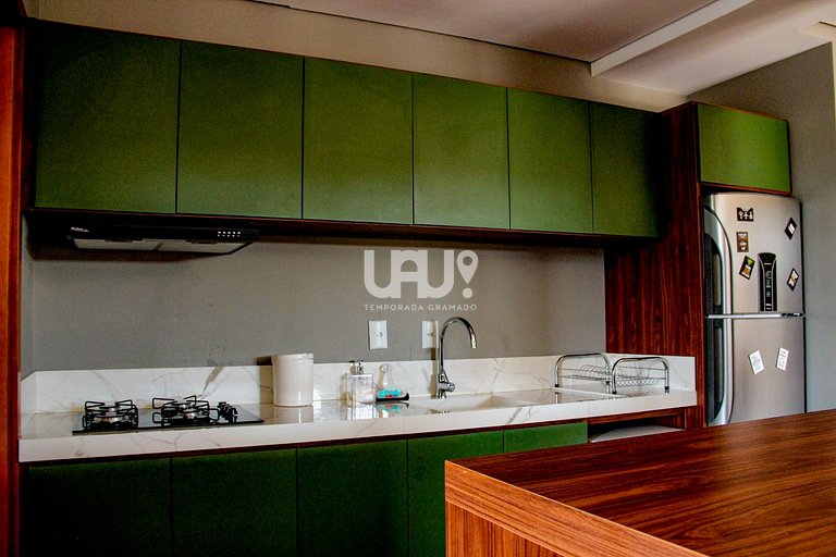 No coração de Gramado | 3 suítes+lareira+tudo a pé