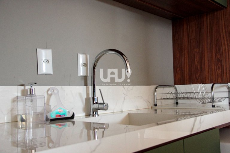 No coração de Gramado | 3 suítes+lareira+tudo a pé