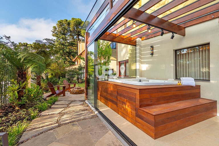 Casa Araucária - Spa privativo, piscina e sauna!