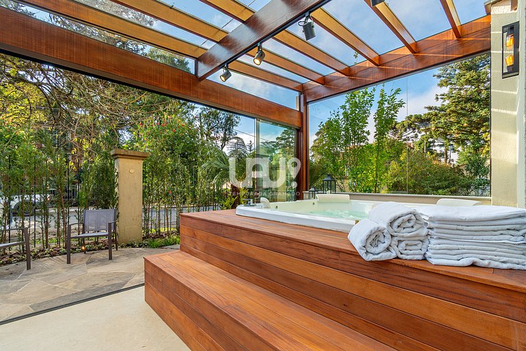 Casa Araucária - Spa privativo, piscina e sauna!