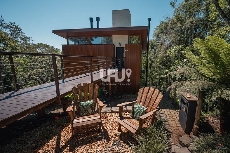 Casa de campo com piscina e jacuzzi em Gramado